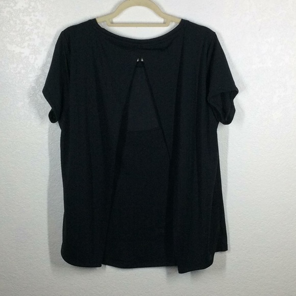 Black athletic top - Picture 3 of 5